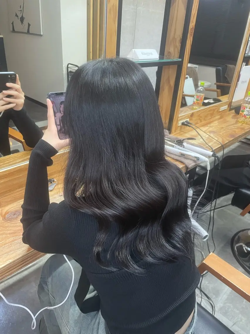 ロング ヘアカラー 吉川優勢/ ハイトーン/エクステのヘアスタイル