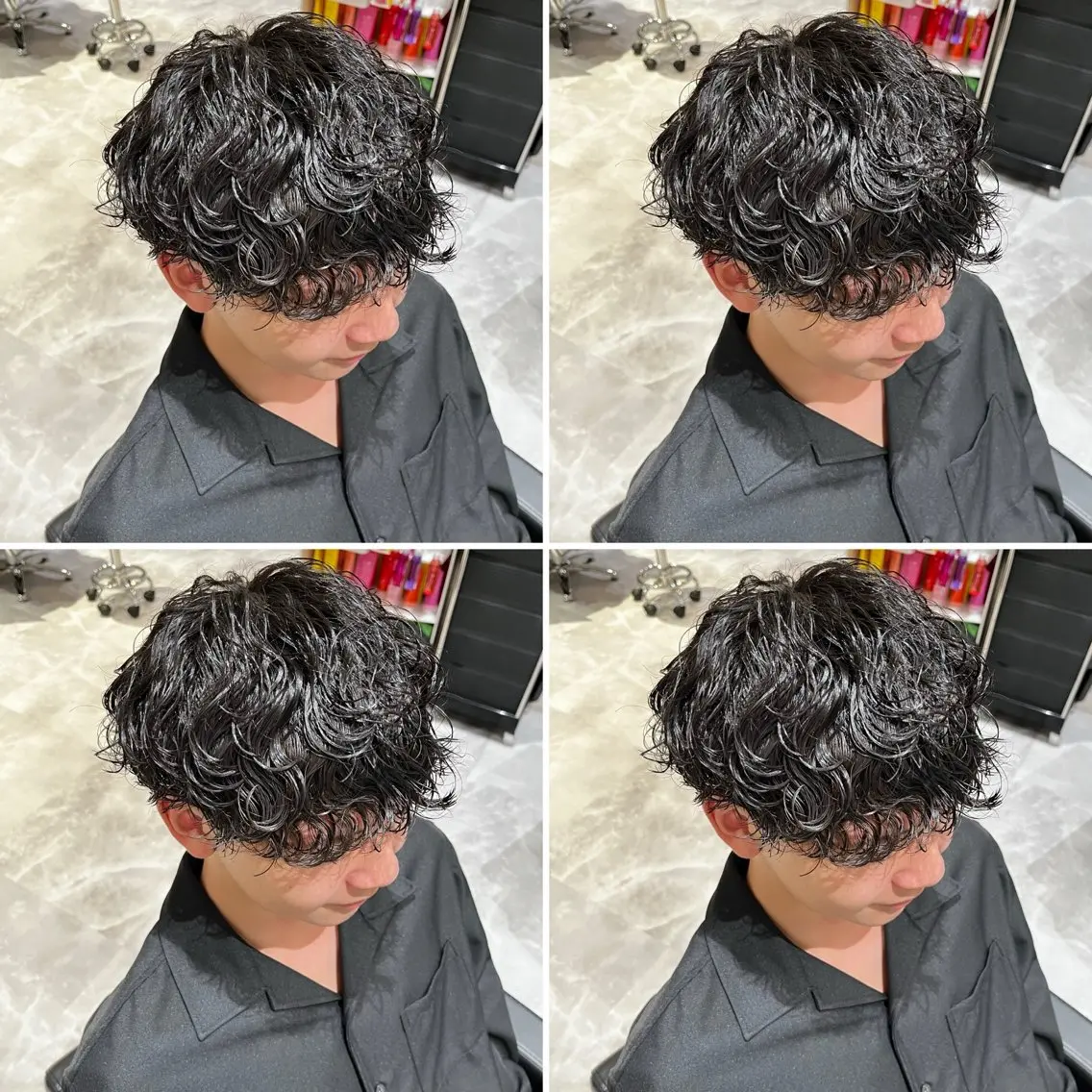 パーマ メンズ カット パーマ トリートメント ヘアセット メンズパーマ特化 店長望月謙二郎のヘアスタイル