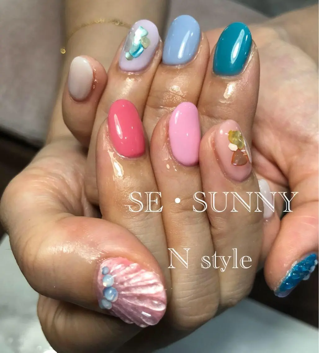 ネイル マツエク・マツパ SE SUNNY N-styleのネイルデザイン