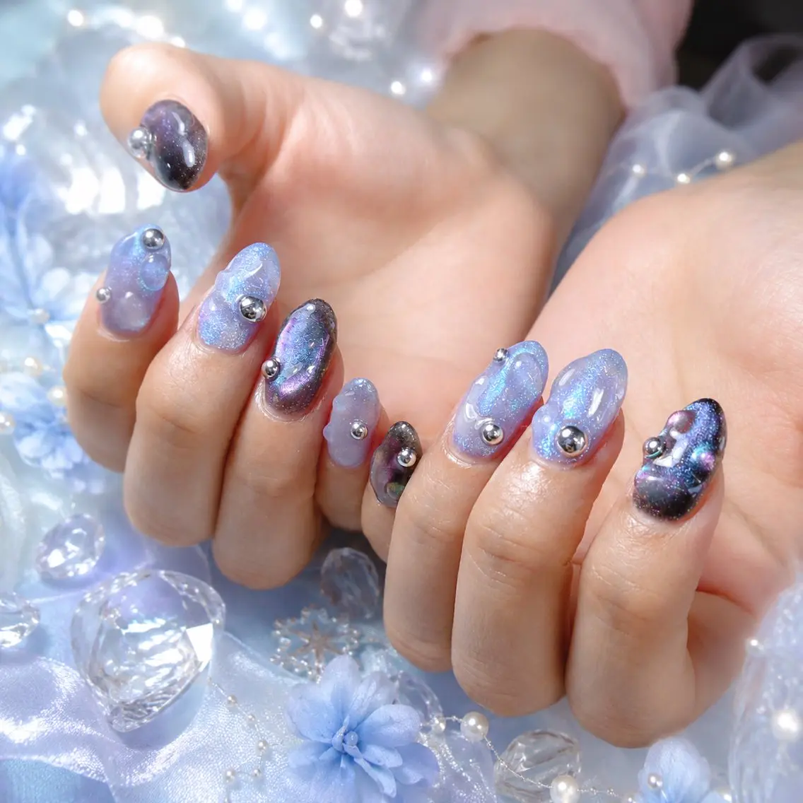 ネイル ぷっくりネイル ハンドネイル MignonReve 🫧MIYUのネイルデザイン