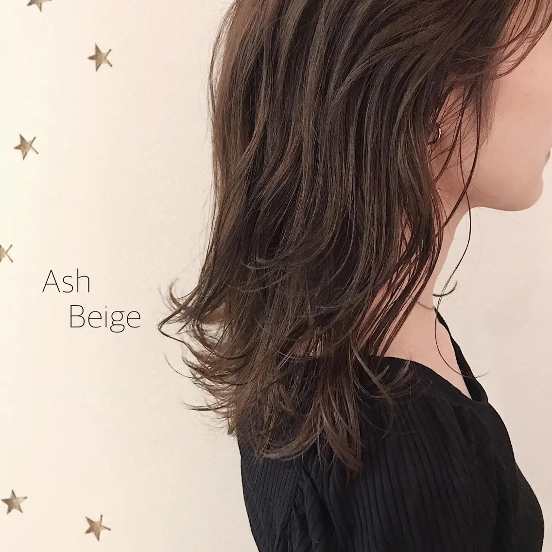 ミディアム カラー カット ヘアカラー トリートメント 市川 千夏のヘアスタイル