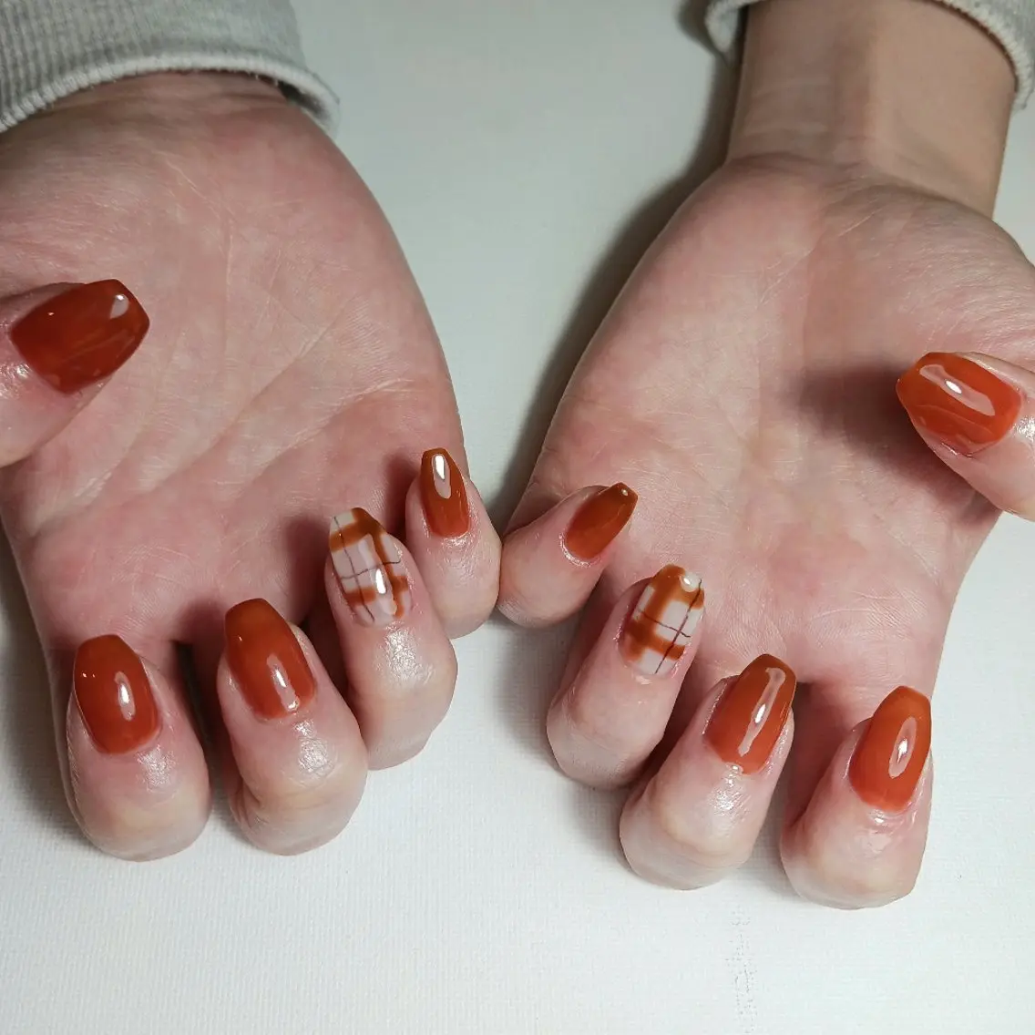 ネイル ジェルネイル 卒業式 持ち込み ワンカラーネイル 春ネイル ハンドネイル owlnail /持込みデザイン専門のネイルデザイン