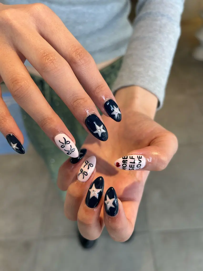 ネイル SEINA_ NAIL🐈‍⬛💗のネイルデザイン