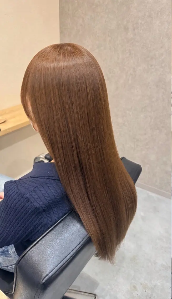 ロング ヘアカラー 🍒透明感カラー /ダブルカラー🍒のヘアスタイル