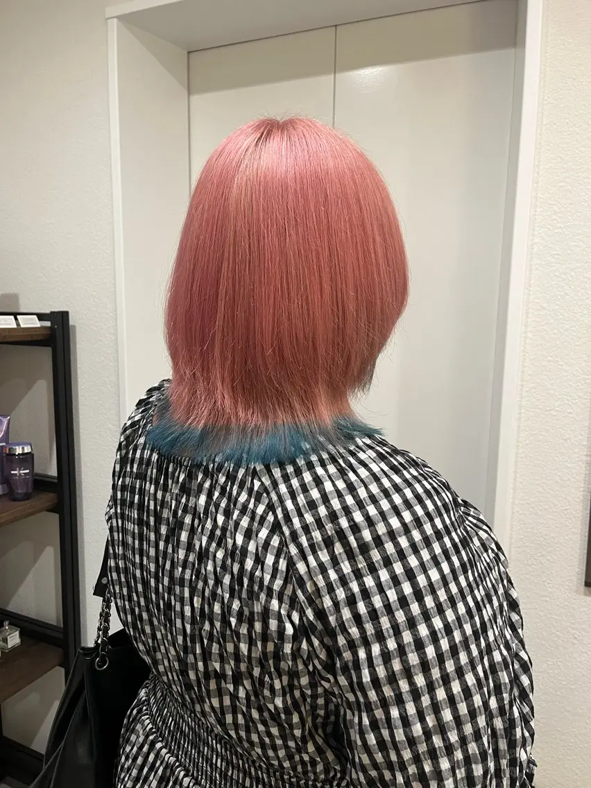 ミディアム カラー ゆな🎀ハイトーン /レイヤーのヘアスタイル