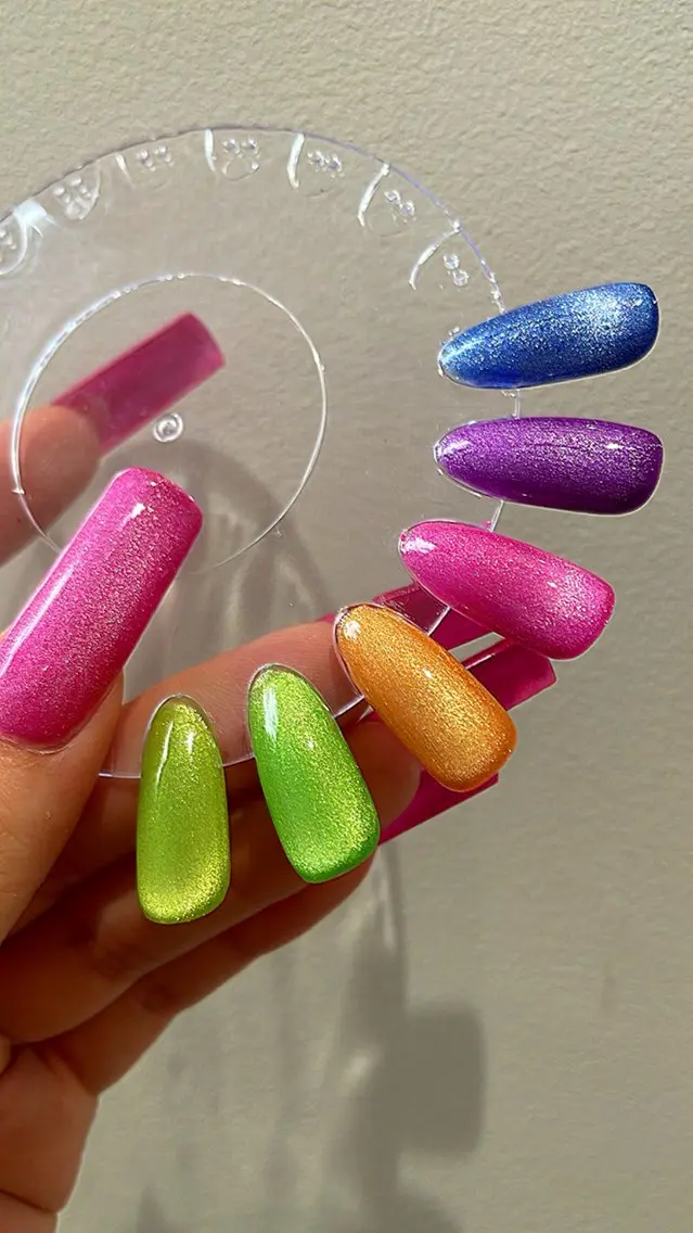 ネイル マグネットネイル ハンドネイル RICO Nail パーツつけ放題🌈のネイルデザイン