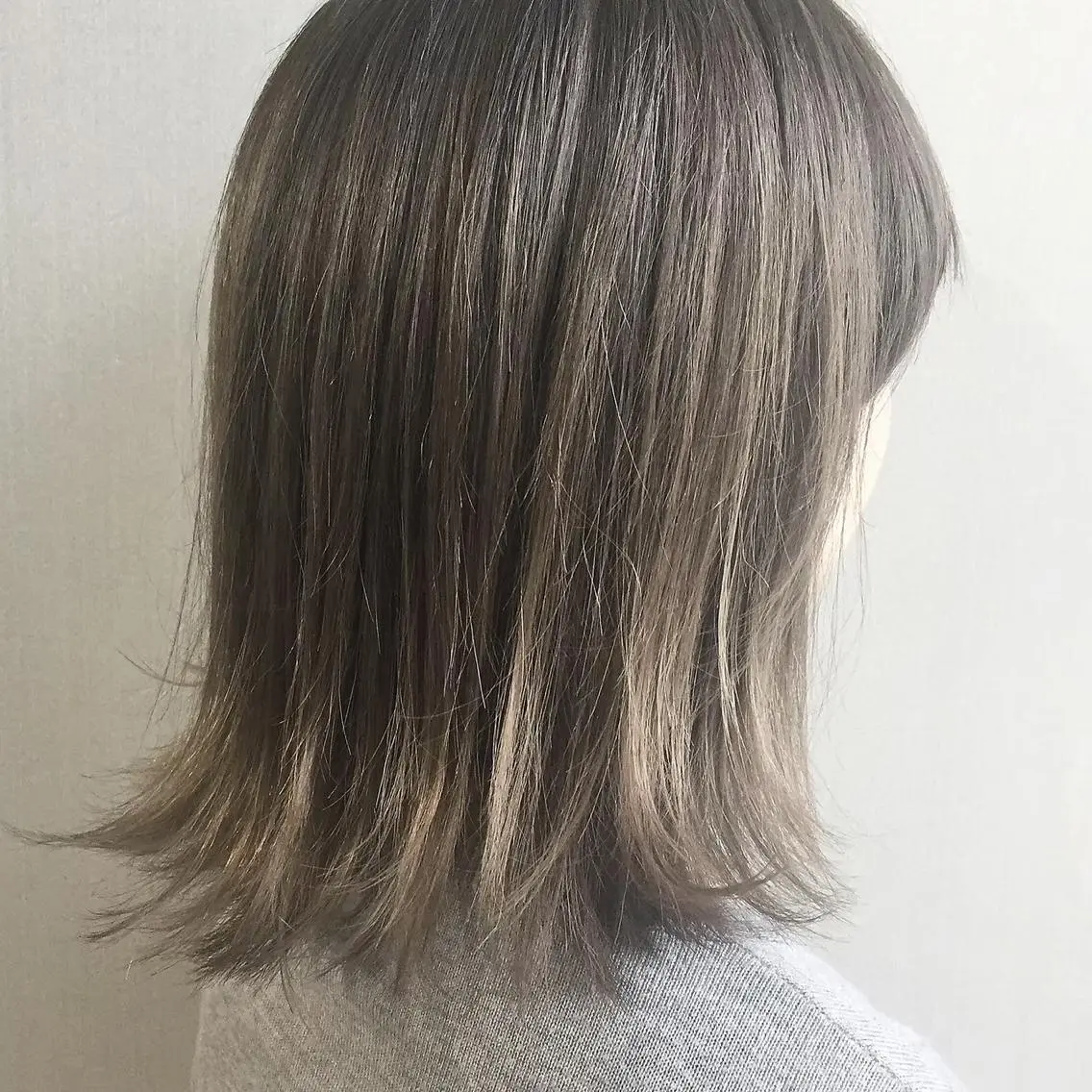ミディアム カラー ケイジ✨透明感 /艶カラー✨のヘアスタイル