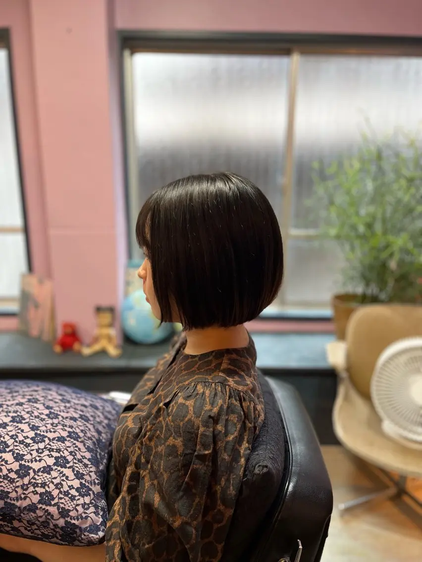 ショート ショートボブ ボブ ショートヘア 藤野 海翔のヘアスタイル