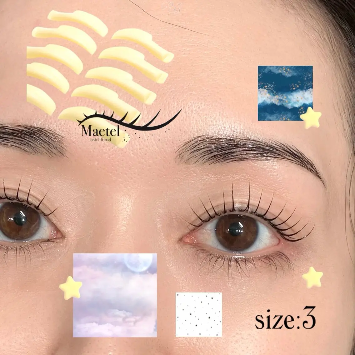 マツエク・マツパ マツパ EBRIS🌿 HINATA(浦和)のマツエク・マツパデザイン