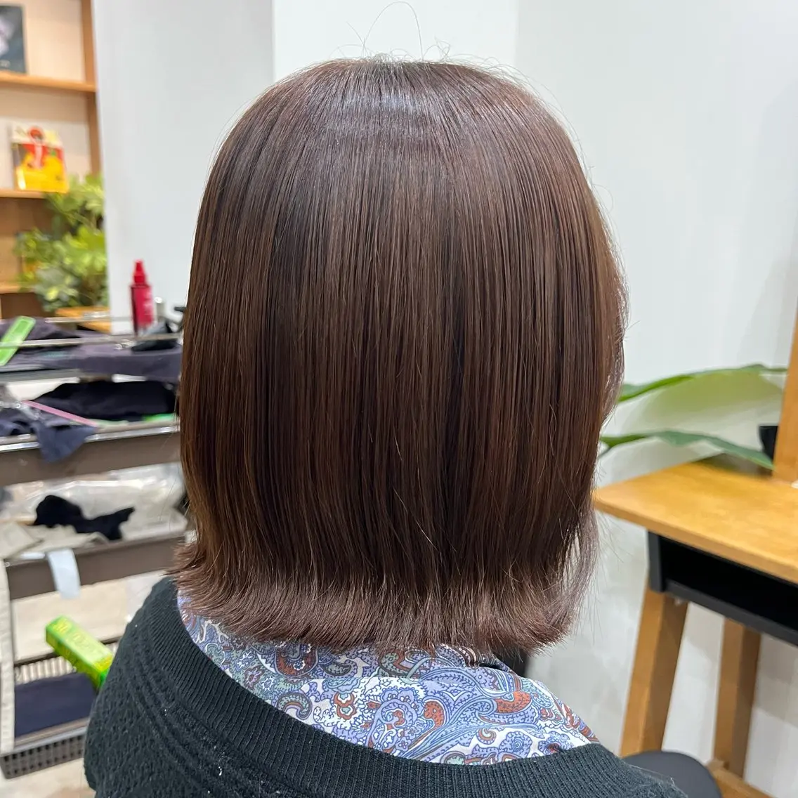 ミディアム 栗原 きえ ／ダメージレスのヘアスタイル