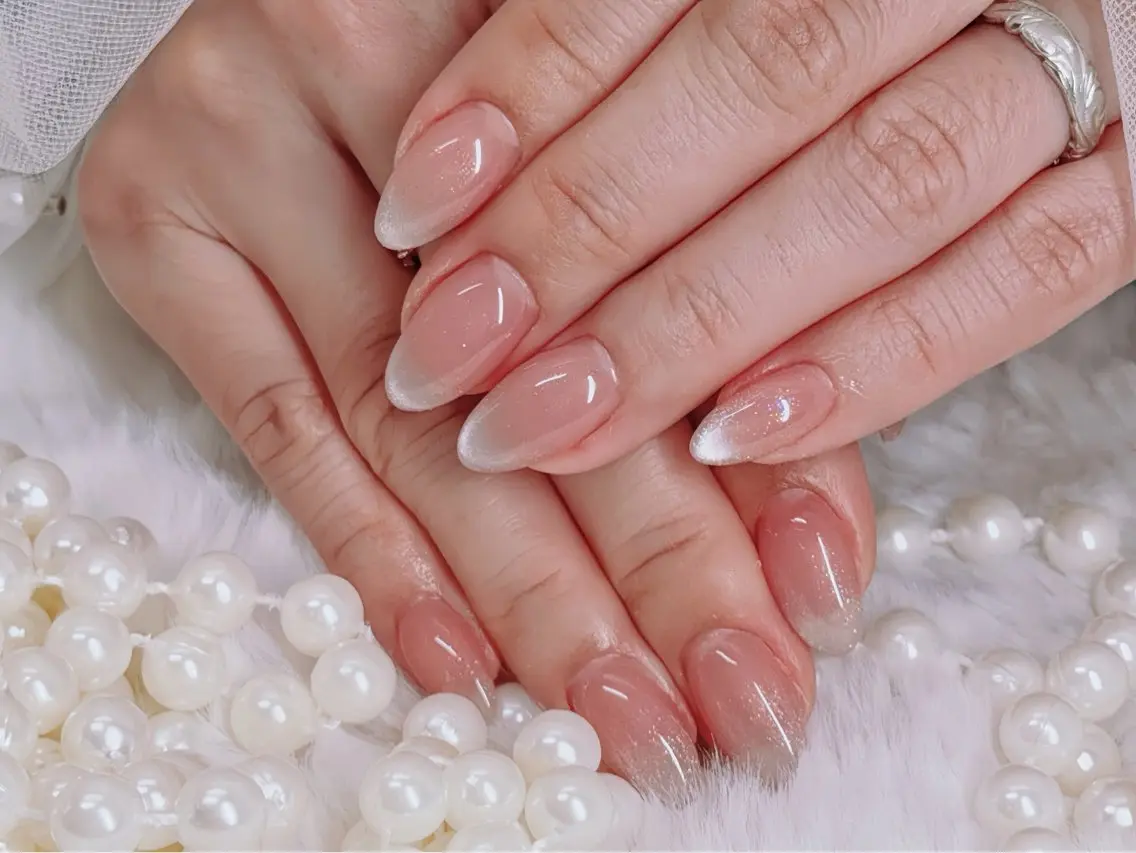 ネイル 長さ出し ジェルネイル 韓国ネイル マグネットネイル 持ち込み ハンドネイル EGAO NAIL 錦糸町店のネイルデザイン