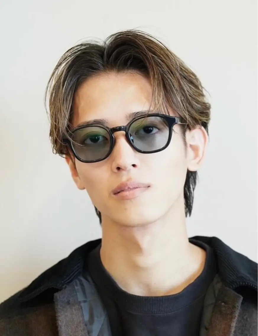 メンズカット+ダブルブリーチ+カラー+トリートメントの写真