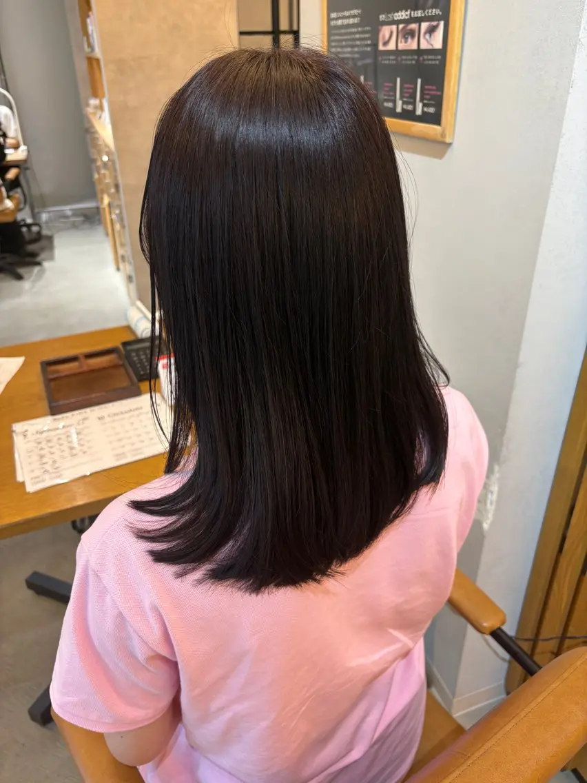 ミディアム ヘアカラー 似合わせ🌿 AYAKAのヘアスタイル