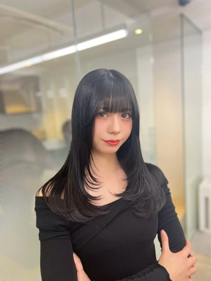 ロング カラー グレージュ カット ヘアカラー レイヤー/髪質改善 DAISUKEのヘアスタイル