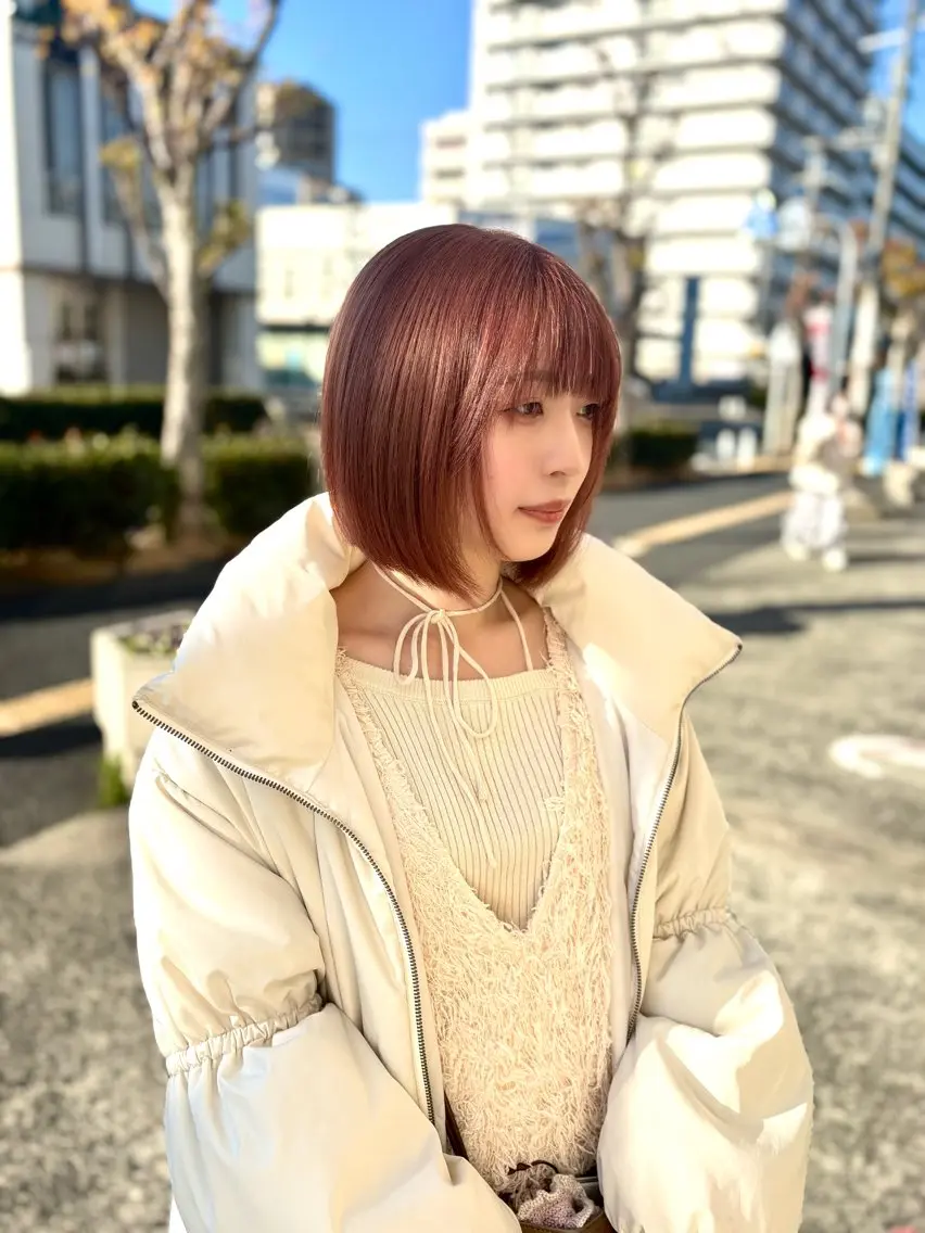 ミディアム ヘアカラー Haruka✄﻿ 透明感カラー🫧🌙のヘアスタイル