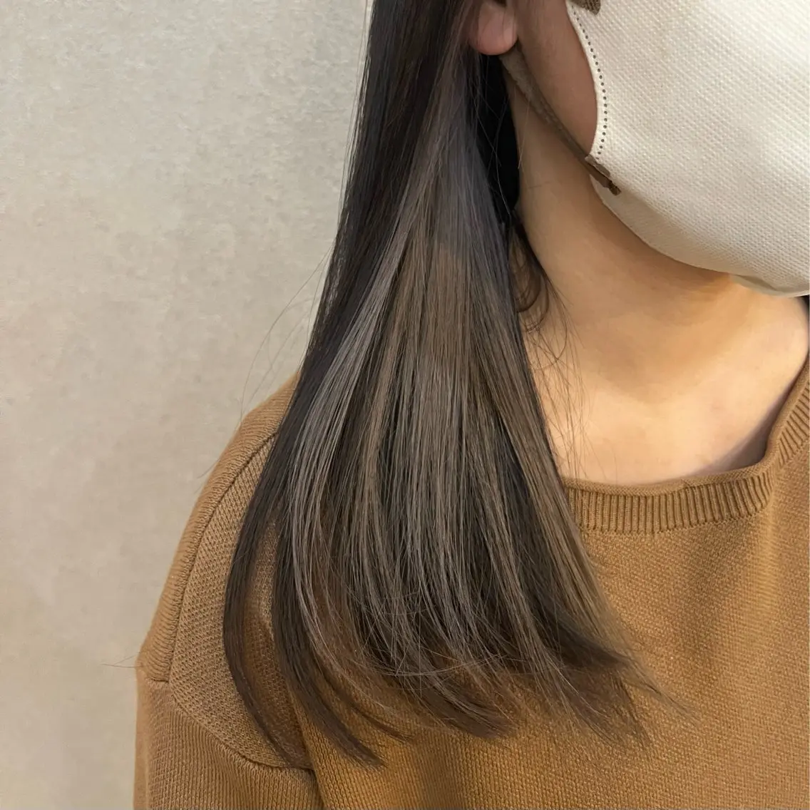 カット+インナーカラーの写真