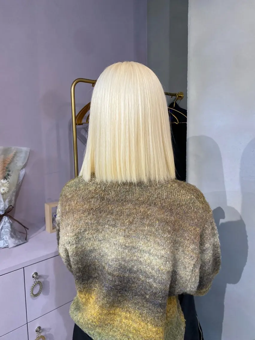 ミディアム カラー ヘアカラー 前橋 姫奈のヘアスタイル