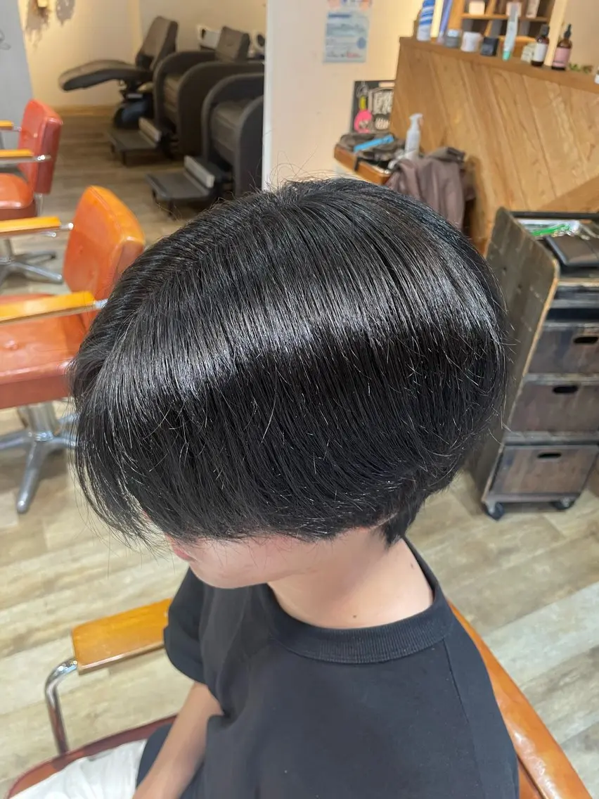 メンズ トリートメント ヘッドスパ 梅地 湊太/カラーモデルのヘアスタイル