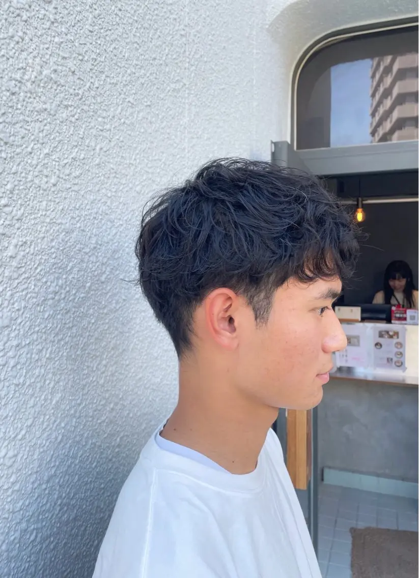 メンズ メンズパーマ カット 野間 祐哉のヘアスタイル