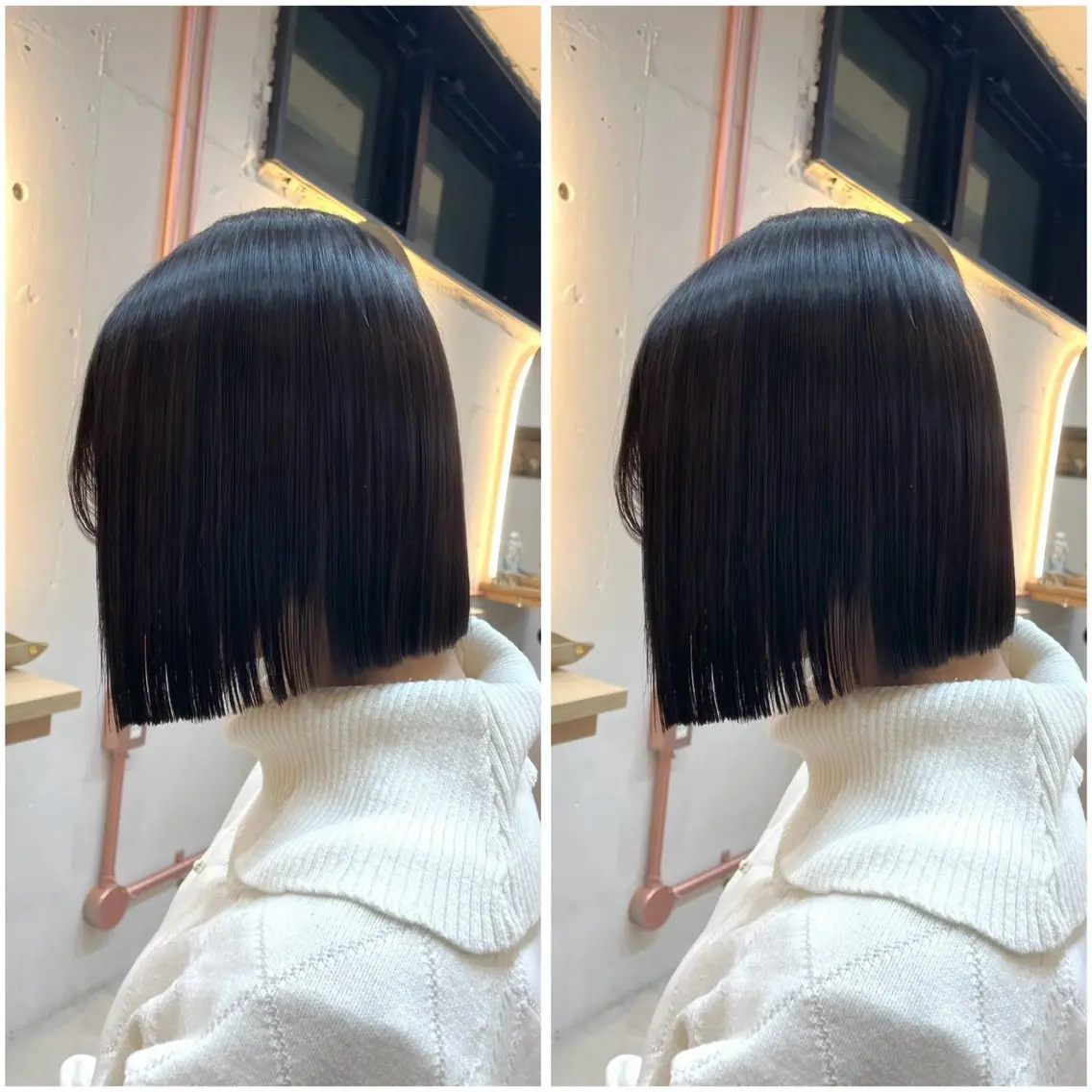 カットモデル🎀🤍韓国風切りっぱなしボブ🇰🇷🤍 うるツヤトリートメント✨の写真