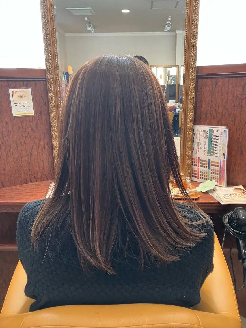 ミディアム 酸性ストレート ✨ショート✨レイヤー ✨パーマ✨メンズ✨のヘアスタイル