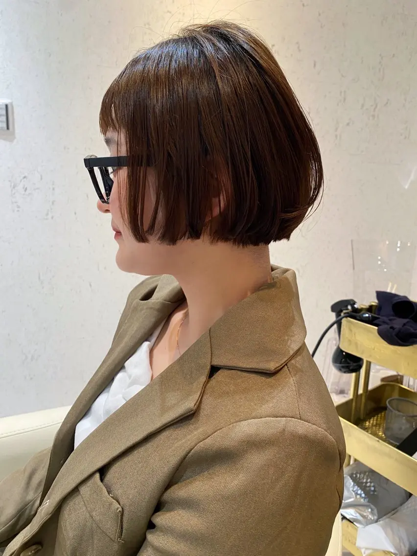 ショート カラー パーマ カット ヘアカラー 縮毛矯正 トリートメント mai / linoah˚✧のヘアスタイル