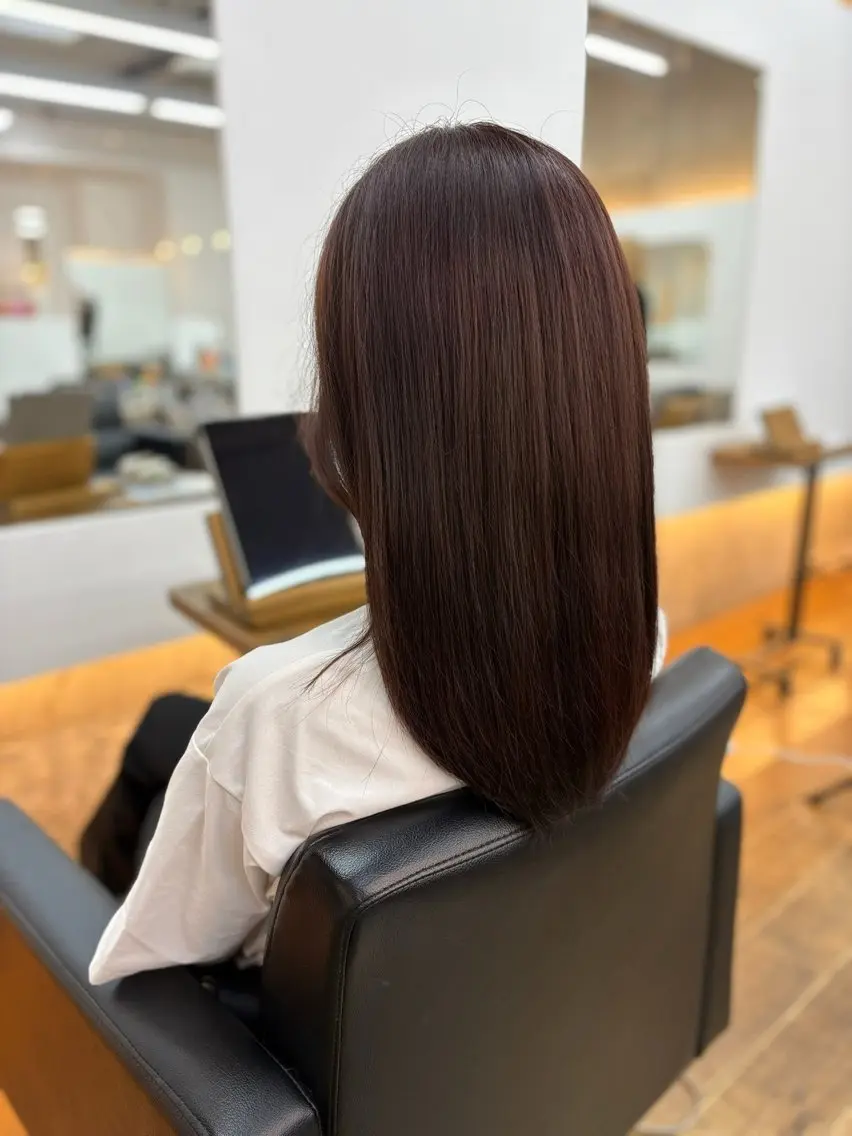 カラー ブラウンカラー ピンクカラー 堂脇 瑚白のヘアスタイル