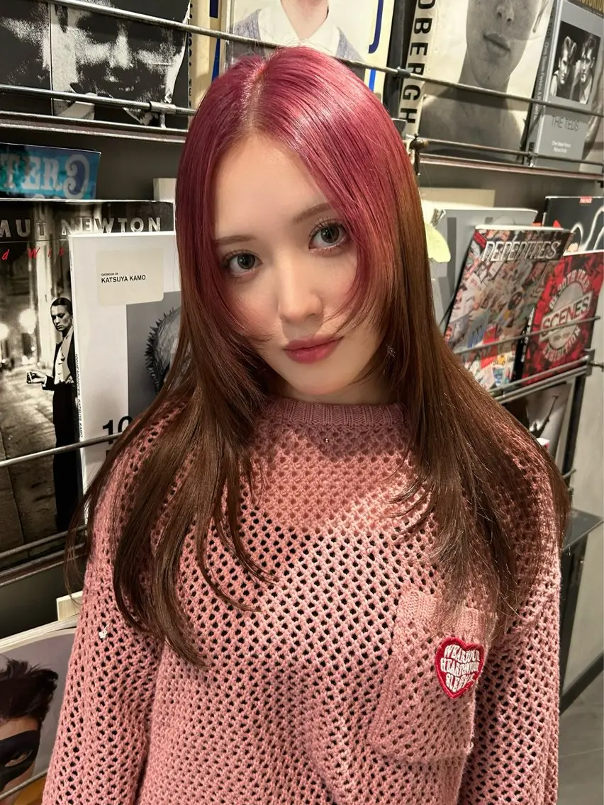 セミロング カラー ヘアカラー デザイン/アレンジ ❤︎イシイレイのヘアスタイル