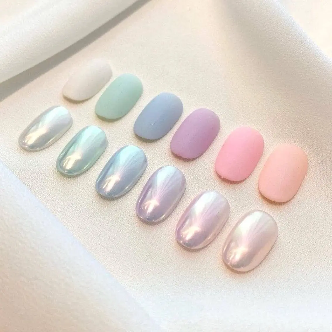 ネイル チークネイル 桜ネイル フットネイル フレンチネイル ジェルネイル ハンドネイル YURI NAILのネイルデザイン