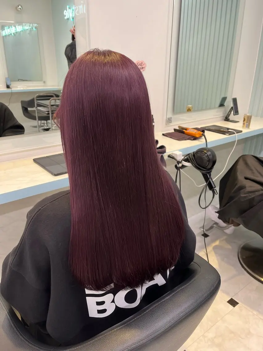 ロング カラー ヘアカラー トリートメント ブリーチカラー 🩵MIZUKIのヘアスタイル