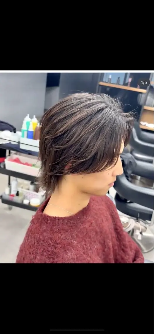 メンズ メンズウルフカット ウルフカット 【OVARL】メンズ 特化/さかしょーのヘアスタイル