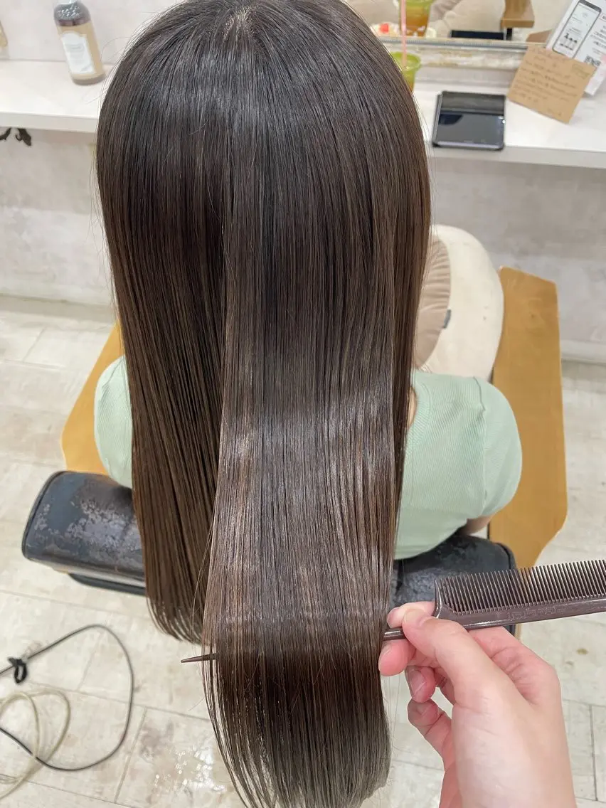 ロング トリートメント トリートメント 柴 芙未菜のヘアスタイル