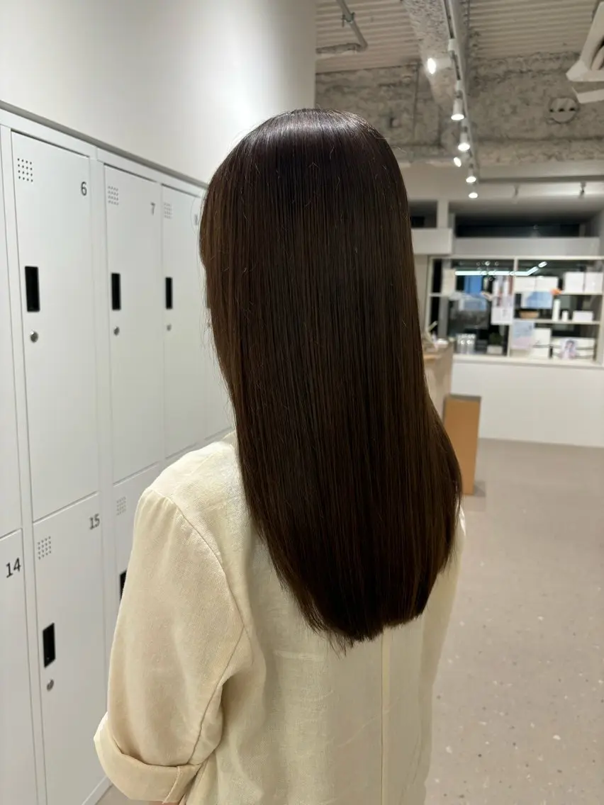 ロング カラー カット ヘアカラー トリートメント 似合わせ美髪ヘア✨ 天王寺.阿倍野🌈のヘアスタイル