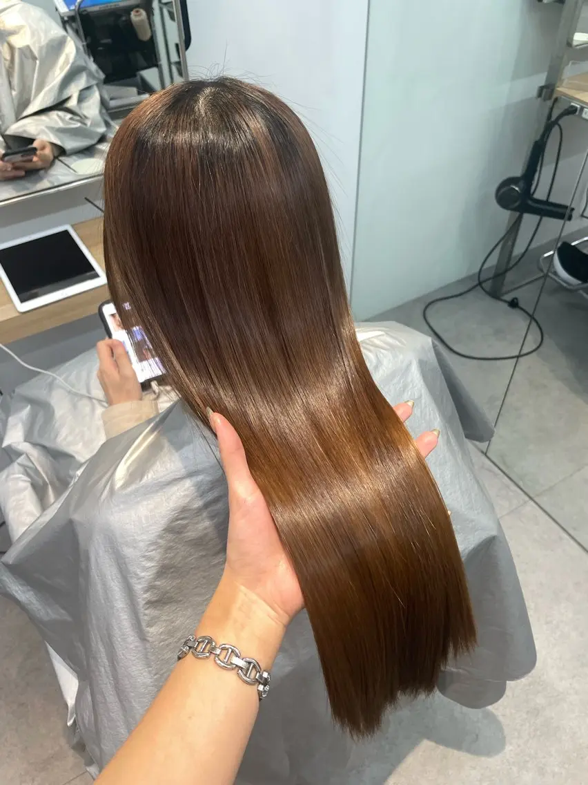 ロング 髪質改善 カット 縮毛矯正 髪質改善／艶髪 ❥❥Natsukiのヘアスタイル