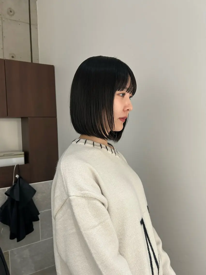 ミディアム カット 鈴木 よつはのヘアスタイル