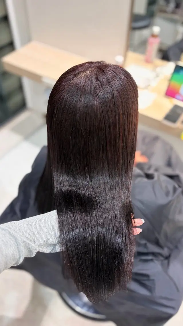 ミディアム 艶カラー/上品カラー 渋谷/macoのヘアスタイル