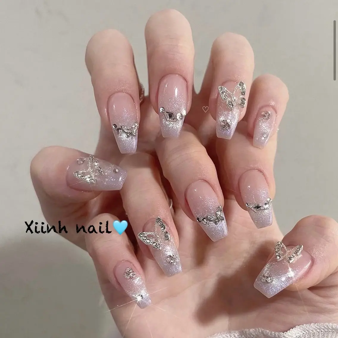 ネイル チークネイル 桜ネイル フットネイル フレンチネイル ジェルネイル XIINH NAIL SALONのネイルデザイン