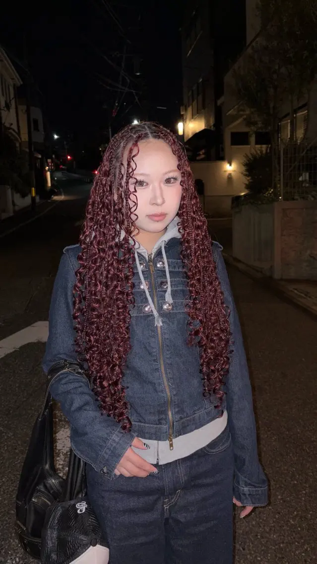 ロング ヘアアレンジ エクステ ヘアセット 水野 明羽のヘアスタイル