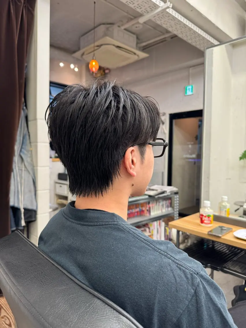 ショート メンズ センターパート メンズショート スパイキーショート ショートヘア カット ヘッドスパ 💈メンズ特化💈 TASUKUのヘアスタイル
