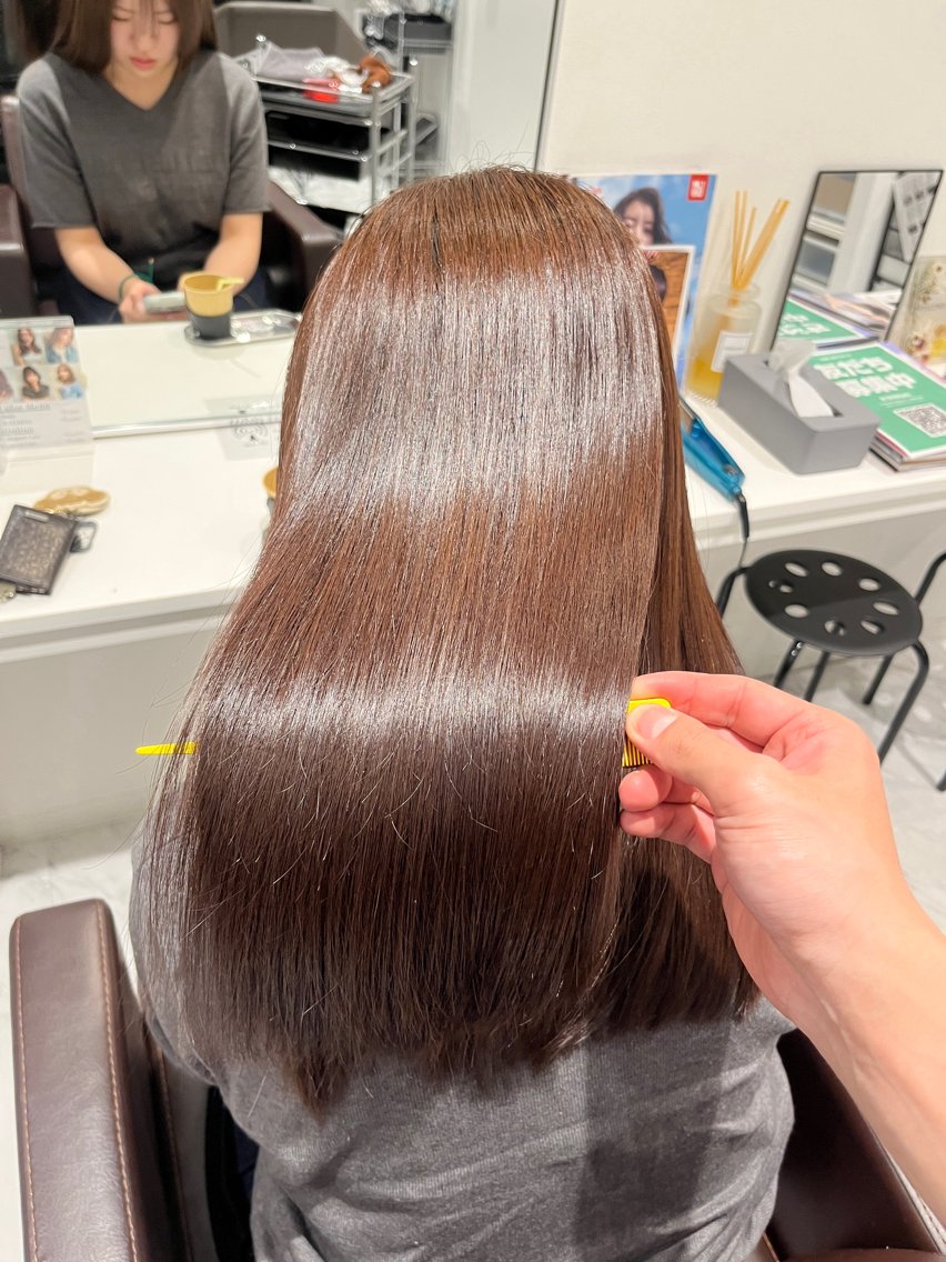 ミディアム カラー カット ヘアカラー Grow by NYNY 坂本 理輝のヘアスタイル