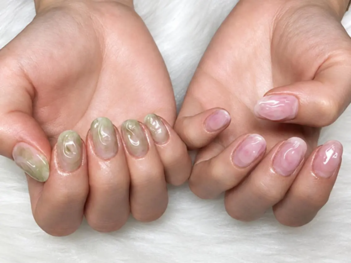 ネイル ニュアンスネイル ハンドネイル Airi. kのネイルデザイン