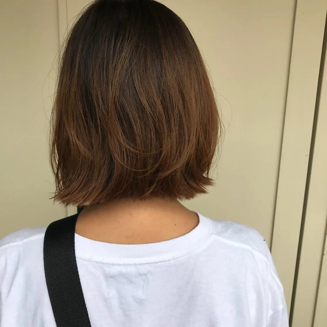 ミディアム ボブ 【体験】韓国 メイク&ヘア天神のヘアスタイル