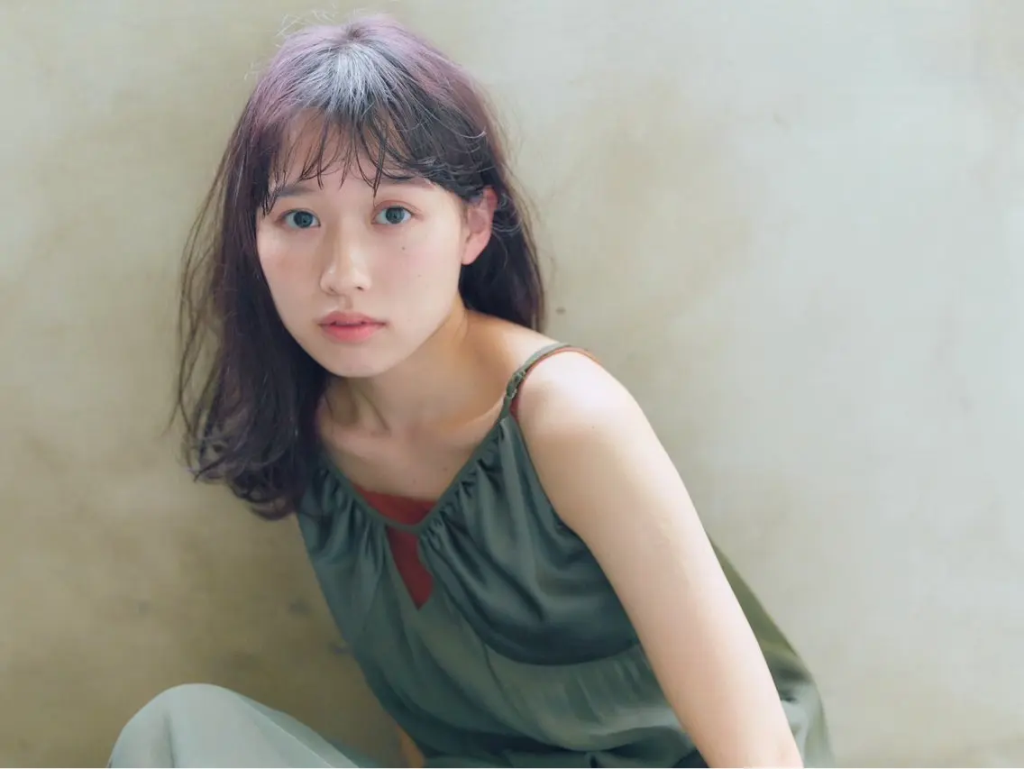 【透明感を出したい方へ🫧💫】ブリーチなしダブルカラー＋髪質改善トリートメント付きの写真
