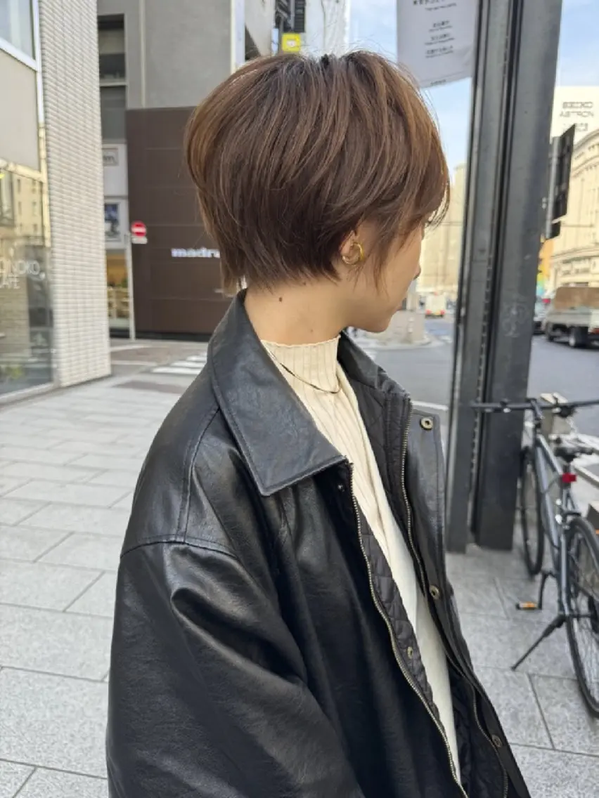 ショート 髪悩み解決ショート ✄山嵜菜織のヘアスタイル