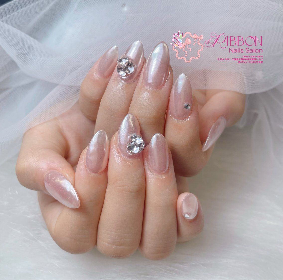 ネイル フットネイル フレンチネイル ジェルネイル 韓国ネイル マグネットネイル ハンドネイル Ribbonnail salonのネイルデザイン