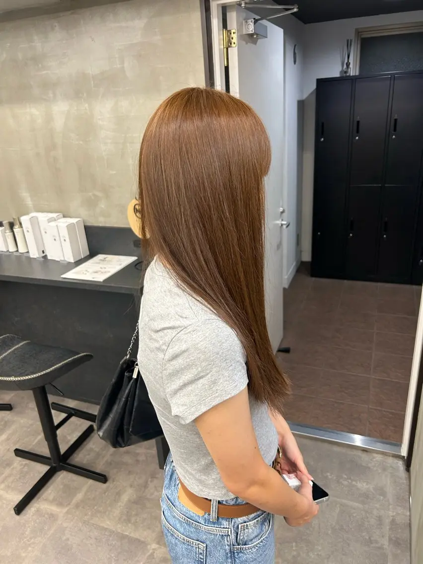 ロング カラー コウノ ダイキのヘアスタイル