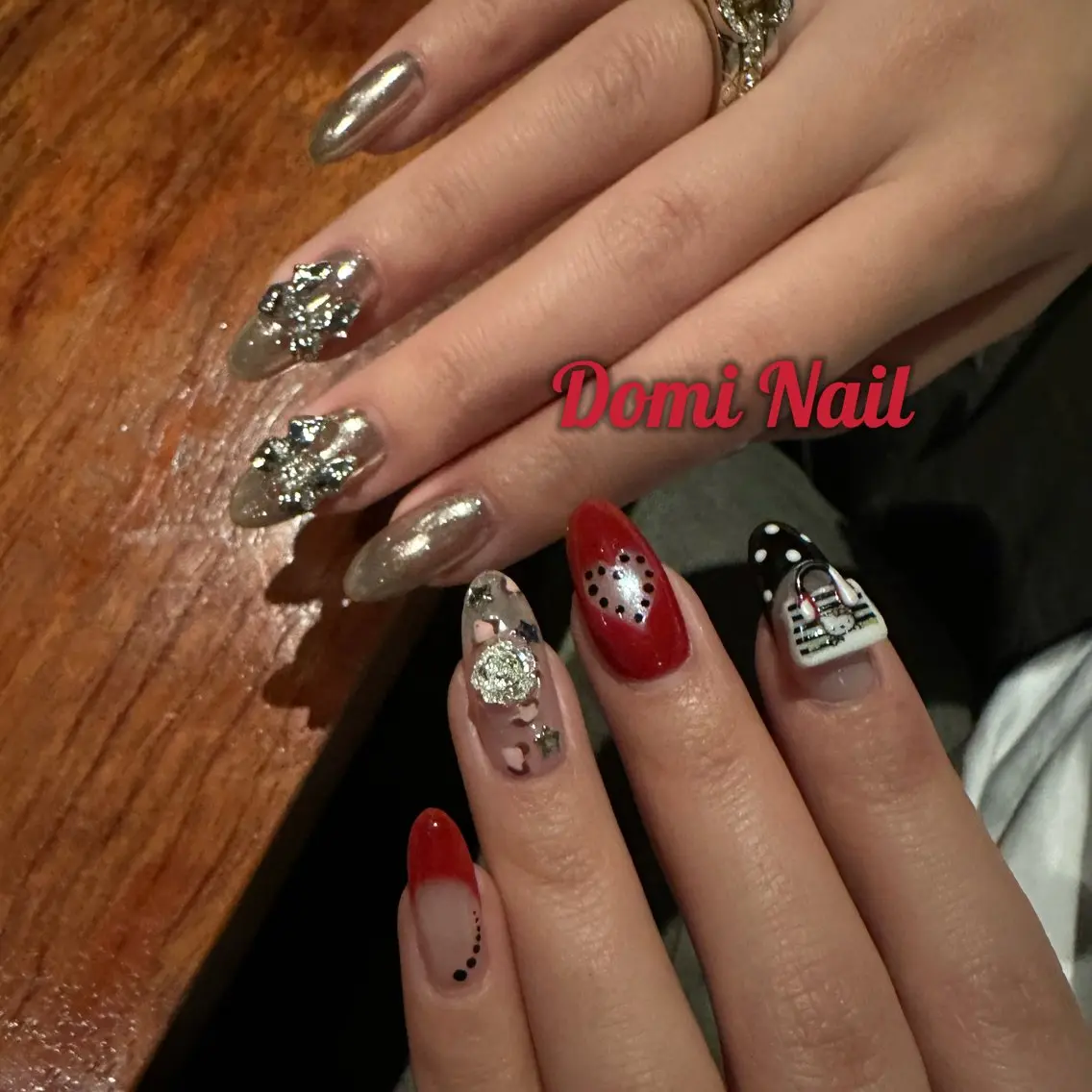ネイル 持ち込み ネイルチップ ハンドネイル Domi Nail Salonのネイルデザイン