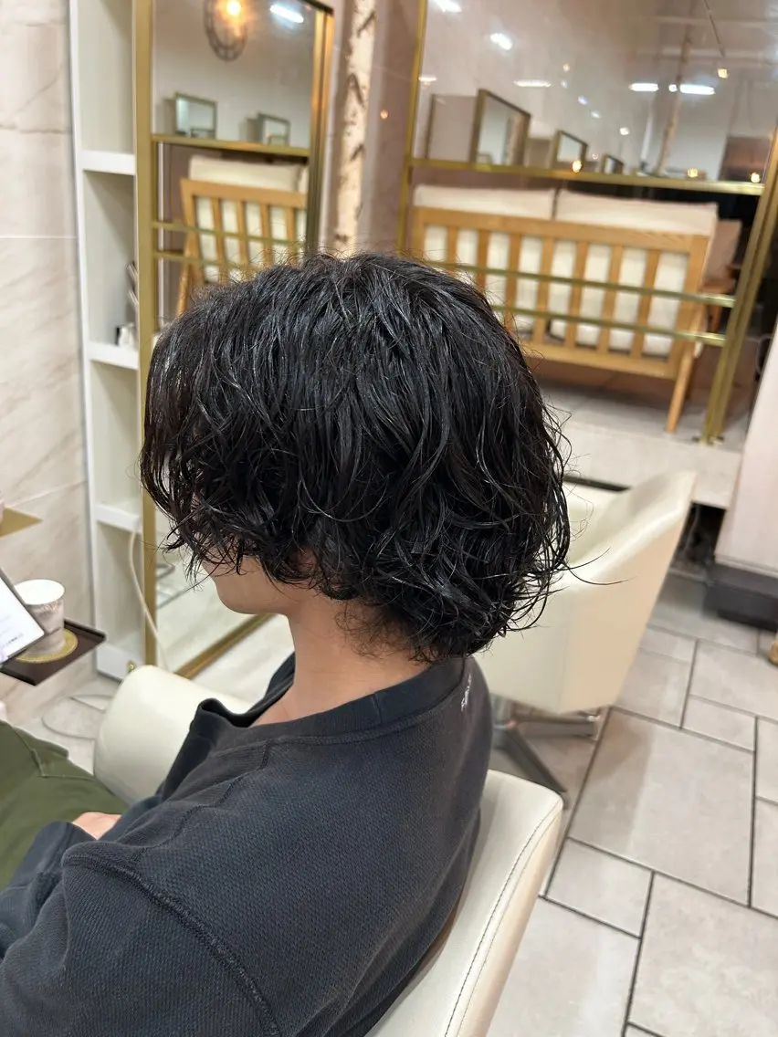 パーマ 林 唯翔のヘアスタイル