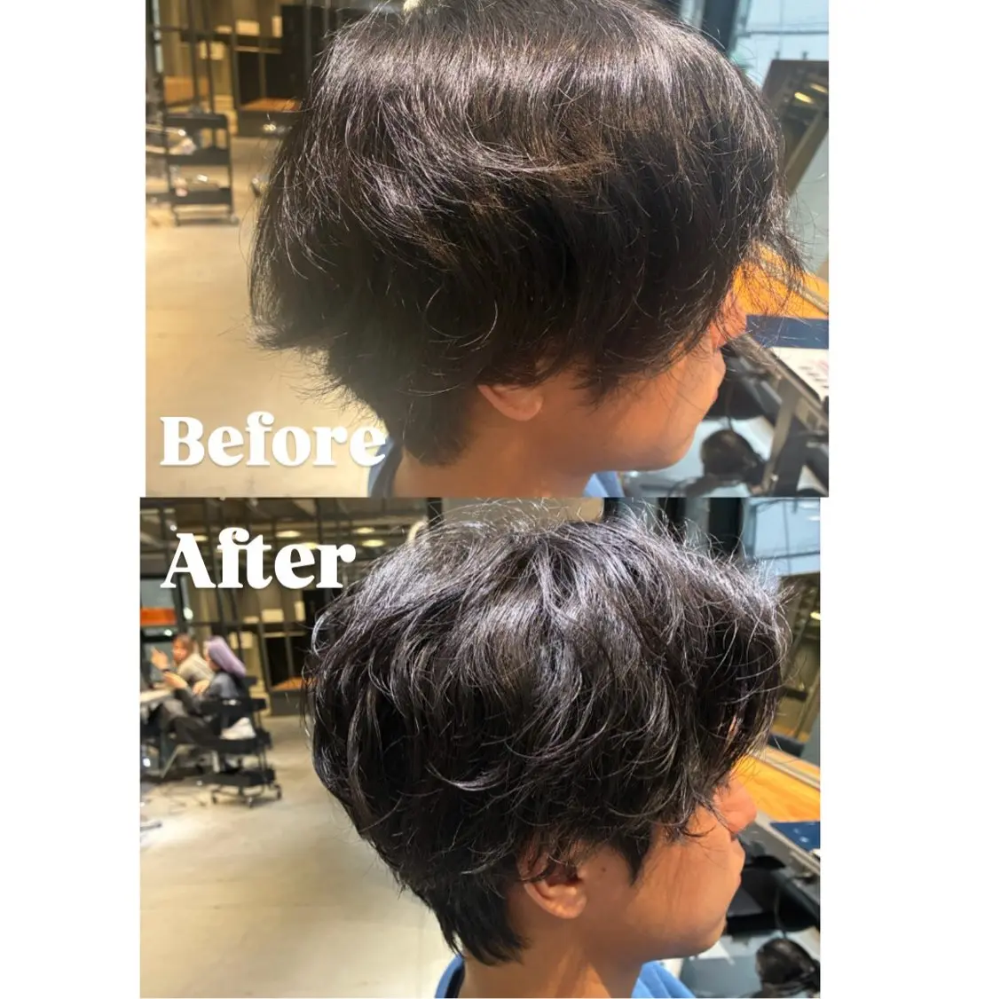 メンズ カット パーマ ✂︎✂︎MOMO Tocca浅草🪭のヘアスタイル