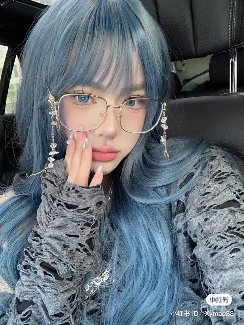 カラー 韓国うる艶ハイトーン 💙ayana💙のヘアスタイル